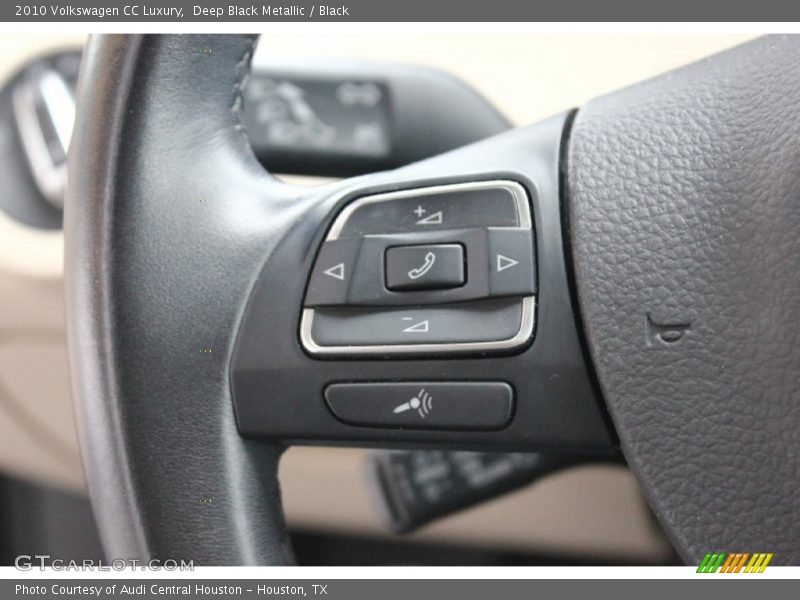 Deep Black Metallic / Black 2010 Volkswagen CC Luxury
