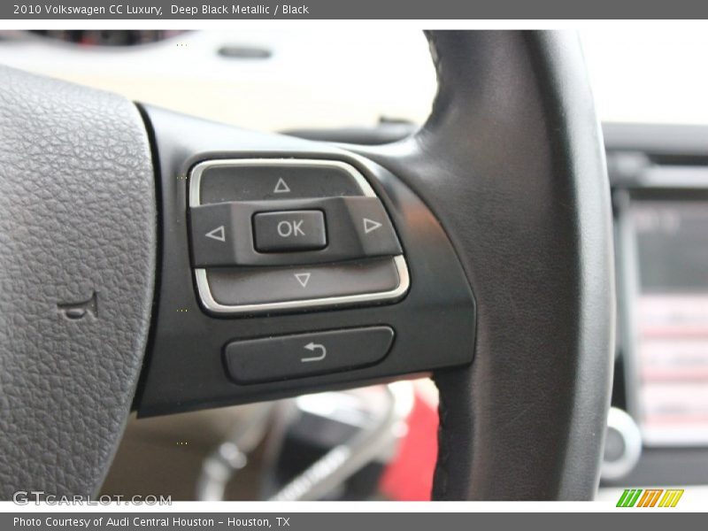 Deep Black Metallic / Black 2010 Volkswagen CC Luxury