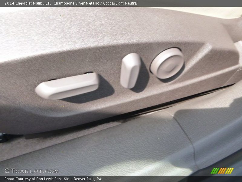 Champagne Silver Metallic / Cocoa/Light Neutral 2014 Chevrolet Malibu LT
