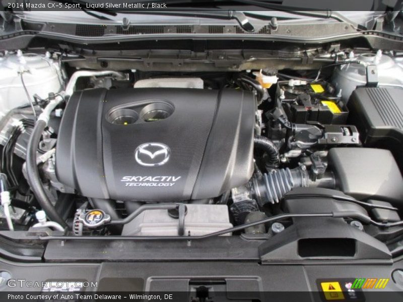 Liquid Silver Metallic / Black 2014 Mazda CX-5 Sport