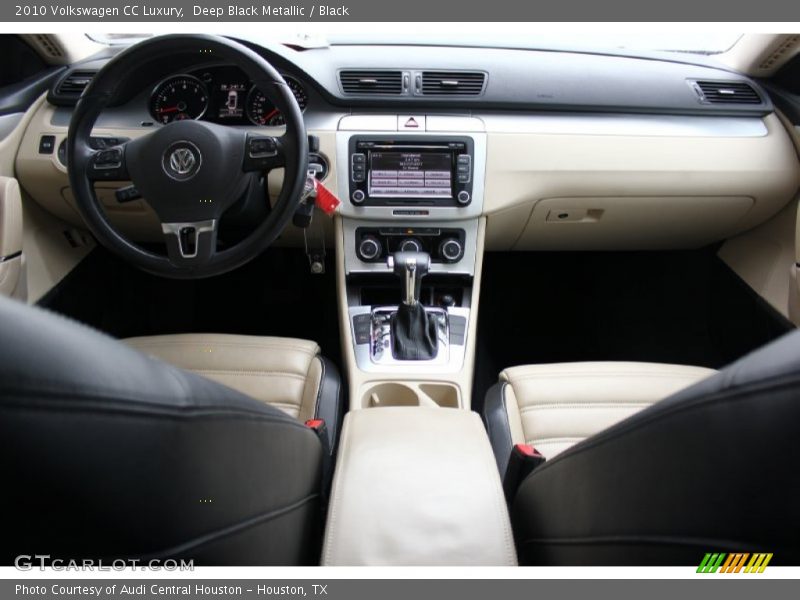 Deep Black Metallic / Black 2010 Volkswagen CC Luxury