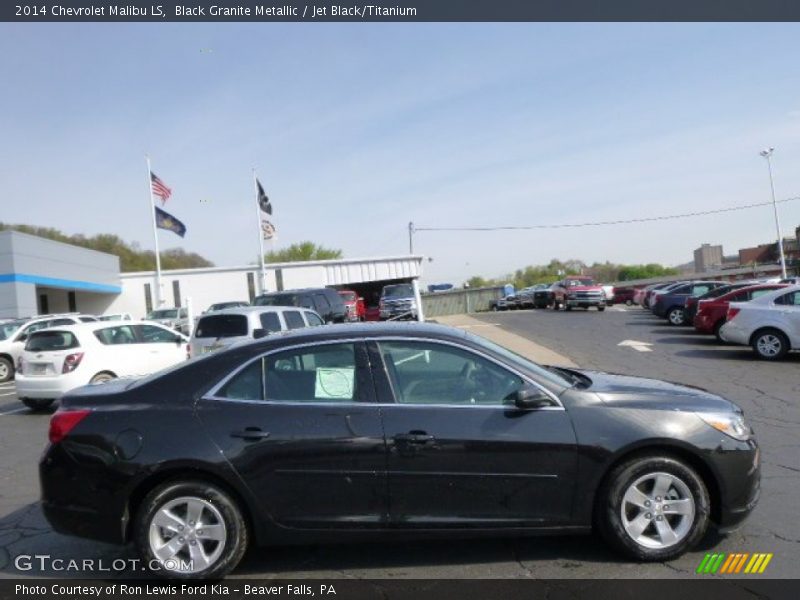 Black Granite Metallic / Jet Black/Titanium 2014 Chevrolet Malibu LS