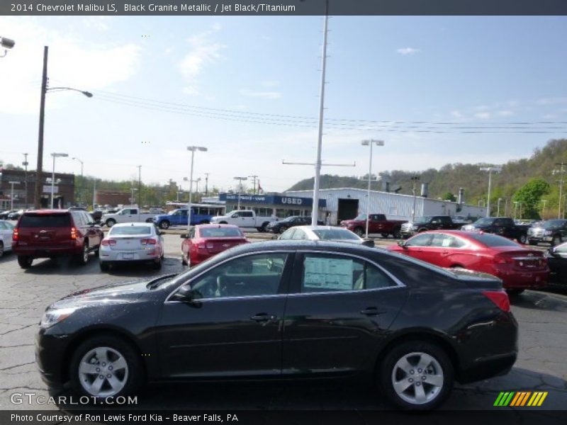 Black Granite Metallic / Jet Black/Titanium 2014 Chevrolet Malibu LS