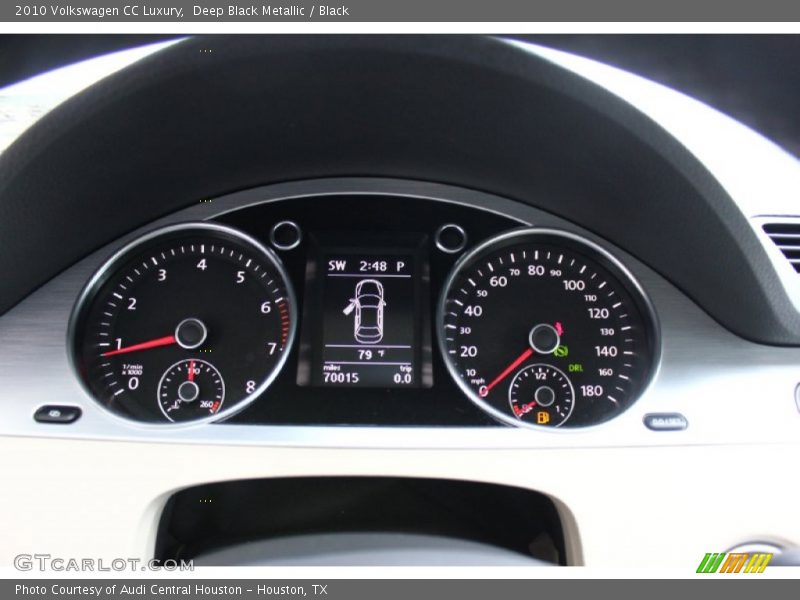 Deep Black Metallic / Black 2010 Volkswagen CC Luxury