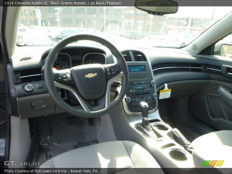 Black Granite Metallic / Jet Black/Titanium 2014 Chevrolet Malibu LS