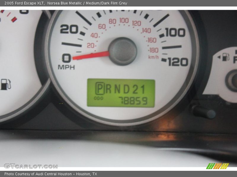 Norsea Blue Metallic / Medium/Dark Flint Grey 2005 Ford Escape XLT