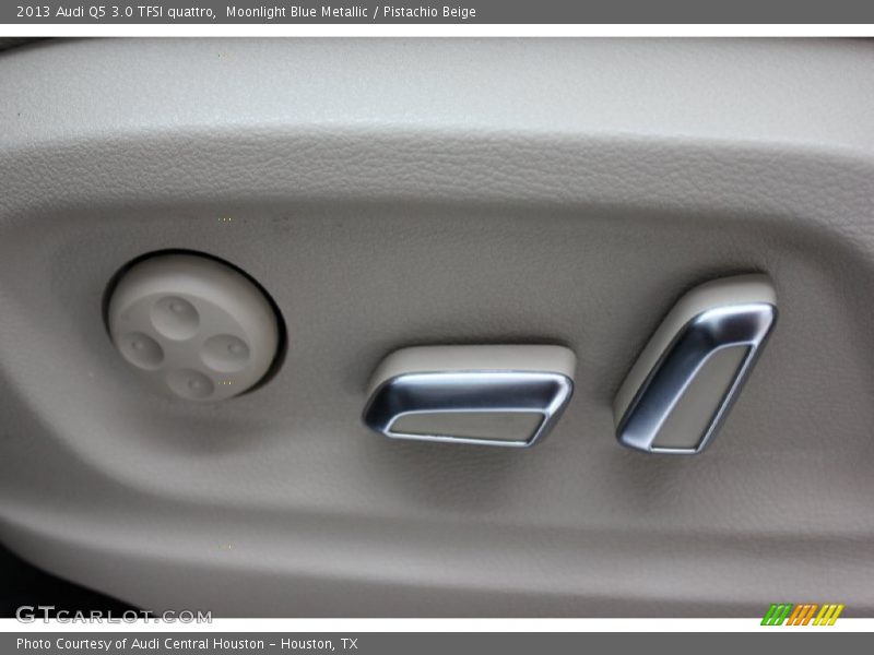 Moonlight Blue Metallic / Pistachio Beige 2013 Audi Q5 3.0 TFSI quattro