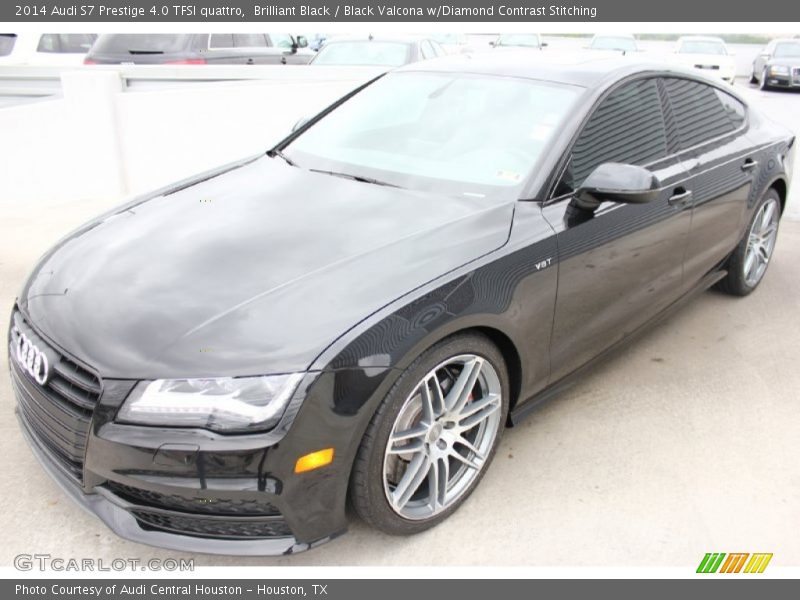 Brilliant Black / Black Valcona w/Diamond Contrast Stitching 2014 Audi S7 Prestige 4.0 TFSI quattro