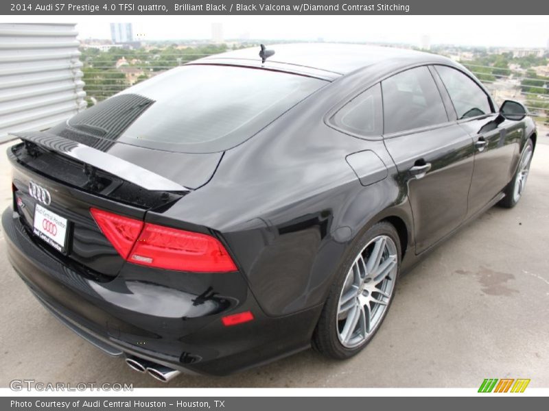 Brilliant Black / Black Valcona w/Diamond Contrast Stitching 2014 Audi S7 Prestige 4.0 TFSI quattro