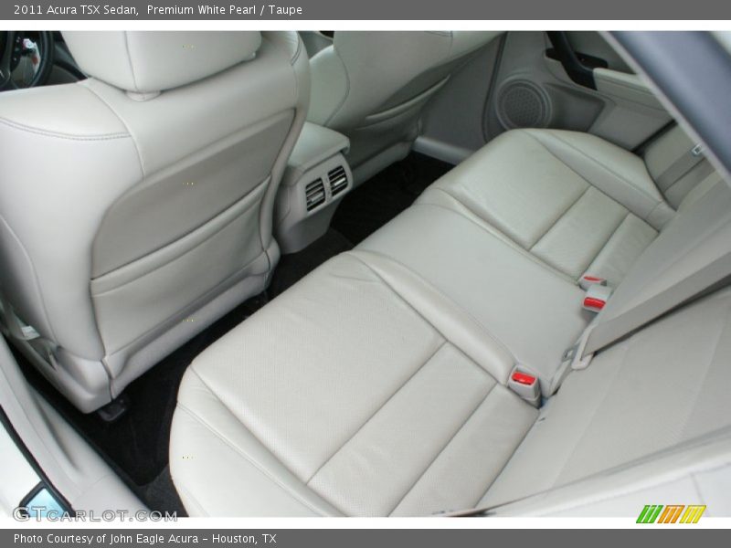 Premium White Pearl / Taupe 2011 Acura TSX Sedan