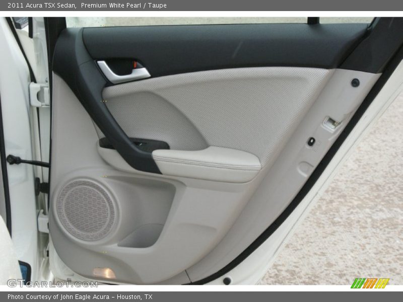 Premium White Pearl / Taupe 2011 Acura TSX Sedan