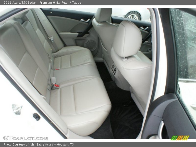 Premium White Pearl / Taupe 2011 Acura TSX Sedan