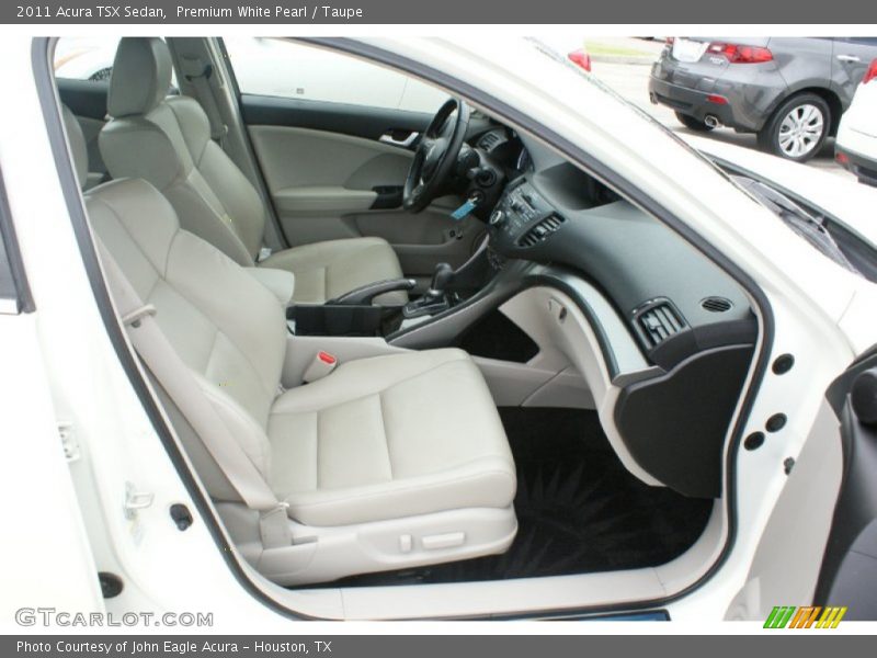 Premium White Pearl / Taupe 2011 Acura TSX Sedan