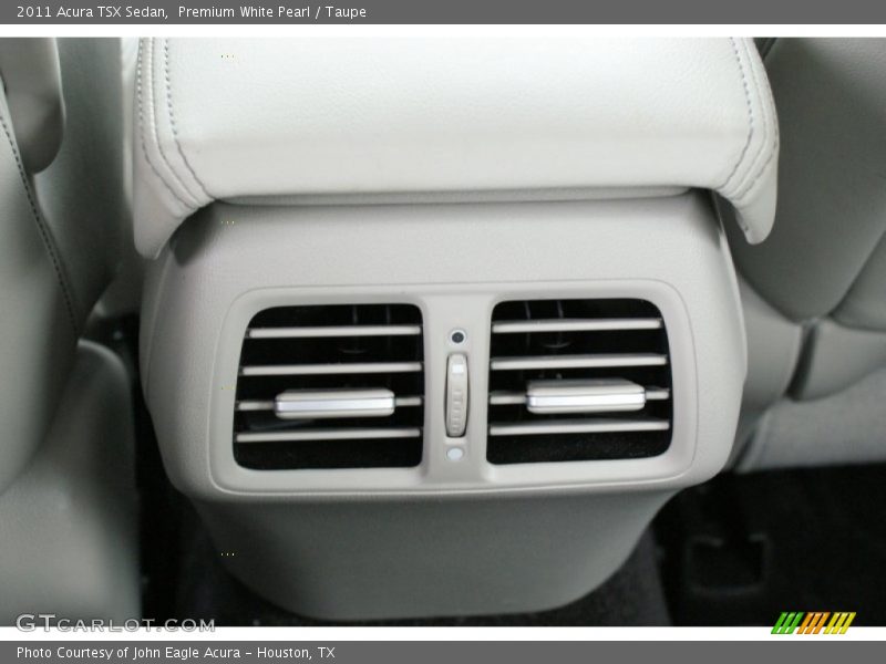 Premium White Pearl / Taupe 2011 Acura TSX Sedan