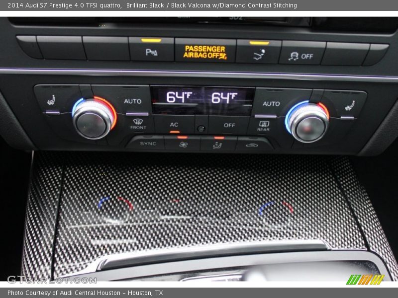 Brilliant Black / Black Valcona w/Diamond Contrast Stitching 2014 Audi S7 Prestige 4.0 TFSI quattro