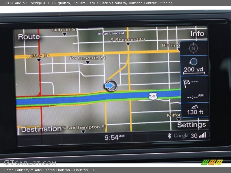 Navigation of 2014 S7 Prestige 4.0 TFSI quattro