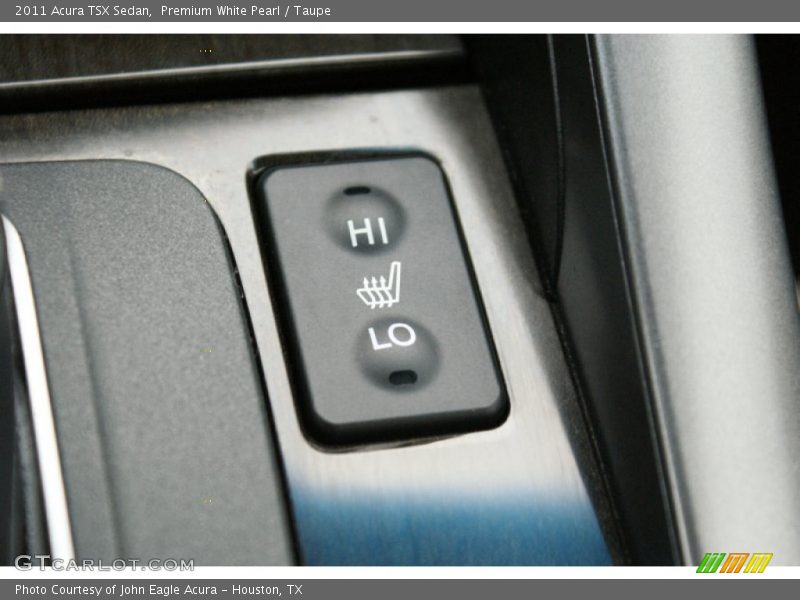 Premium White Pearl / Taupe 2011 Acura TSX Sedan