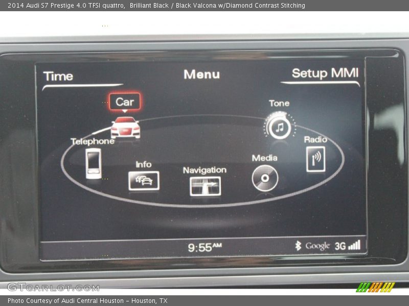 Brilliant Black / Black Valcona w/Diamond Contrast Stitching 2014 Audi S7 Prestige 4.0 TFSI quattro