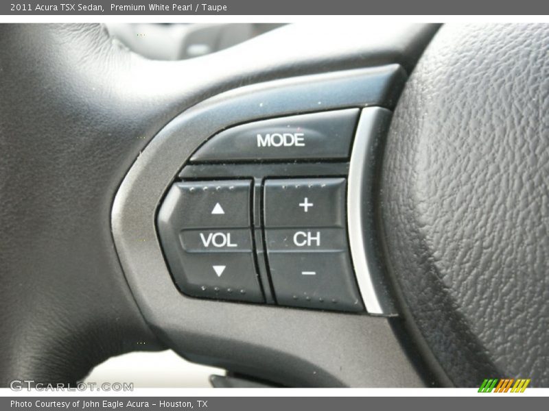 Premium White Pearl / Taupe 2011 Acura TSX Sedan