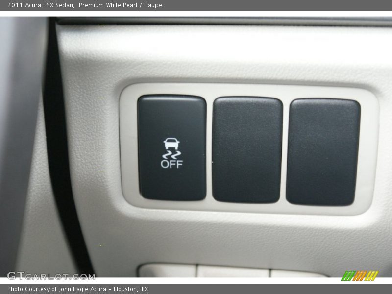 Premium White Pearl / Taupe 2011 Acura TSX Sedan