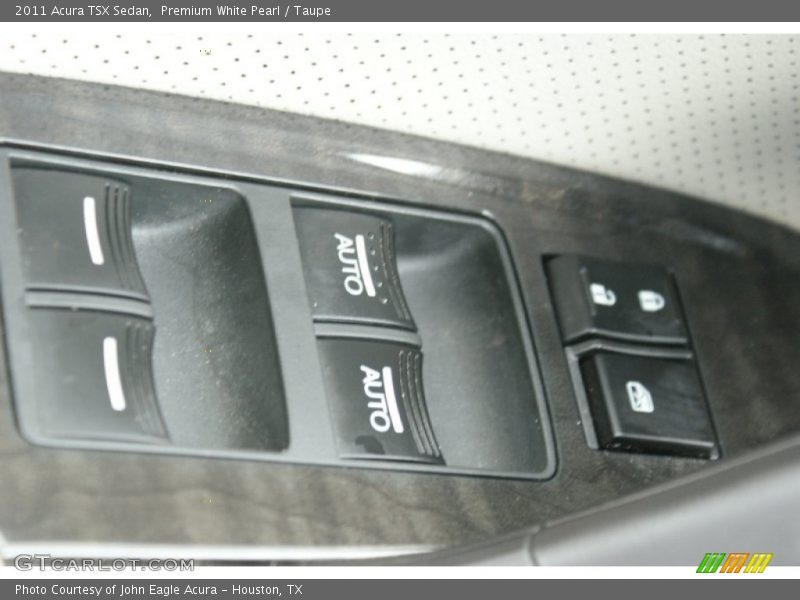 Premium White Pearl / Taupe 2011 Acura TSX Sedan