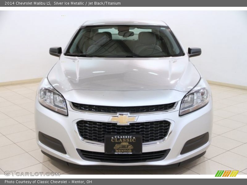 Silver Ice Metallic / Jet Black/Titanium 2014 Chevrolet Malibu LS