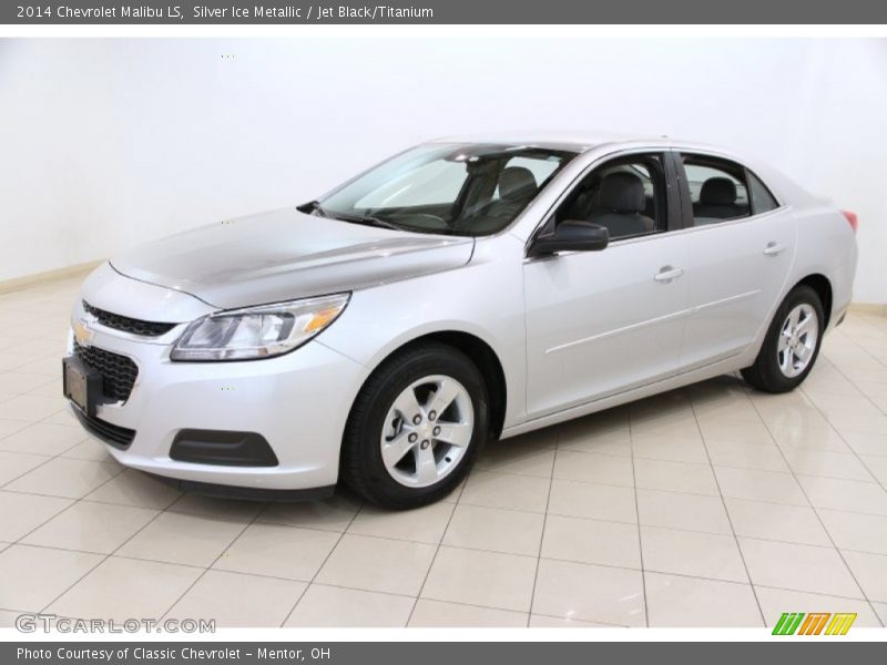 Silver Ice Metallic / Jet Black/Titanium 2014 Chevrolet Malibu LS