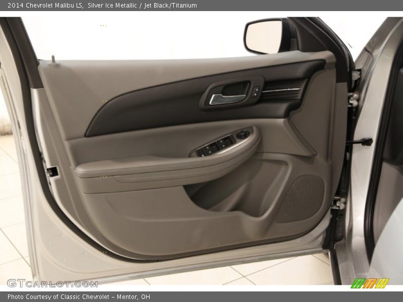 Silver Ice Metallic / Jet Black/Titanium 2014 Chevrolet Malibu LS