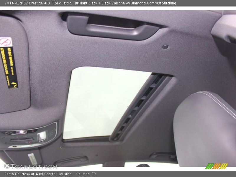 Brilliant Black / Black Valcona w/Diamond Contrast Stitching 2014 Audi S7 Prestige 4.0 TFSI quattro