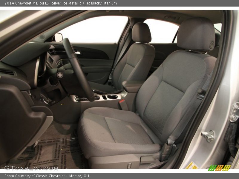 Silver Ice Metallic / Jet Black/Titanium 2014 Chevrolet Malibu LS