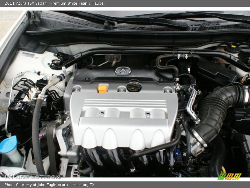 Premium White Pearl / Taupe 2011 Acura TSX Sedan