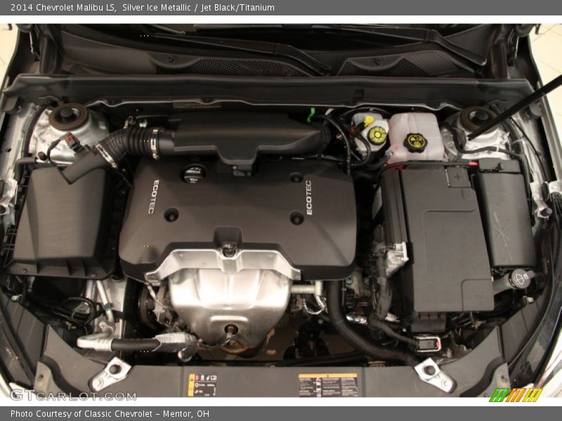 Silver Ice Metallic / Jet Black/Titanium 2014 Chevrolet Malibu LS