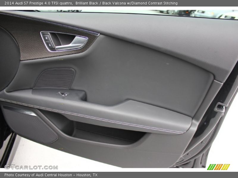 Brilliant Black / Black Valcona w/Diamond Contrast Stitching 2014 Audi S7 Prestige 4.0 TFSI quattro