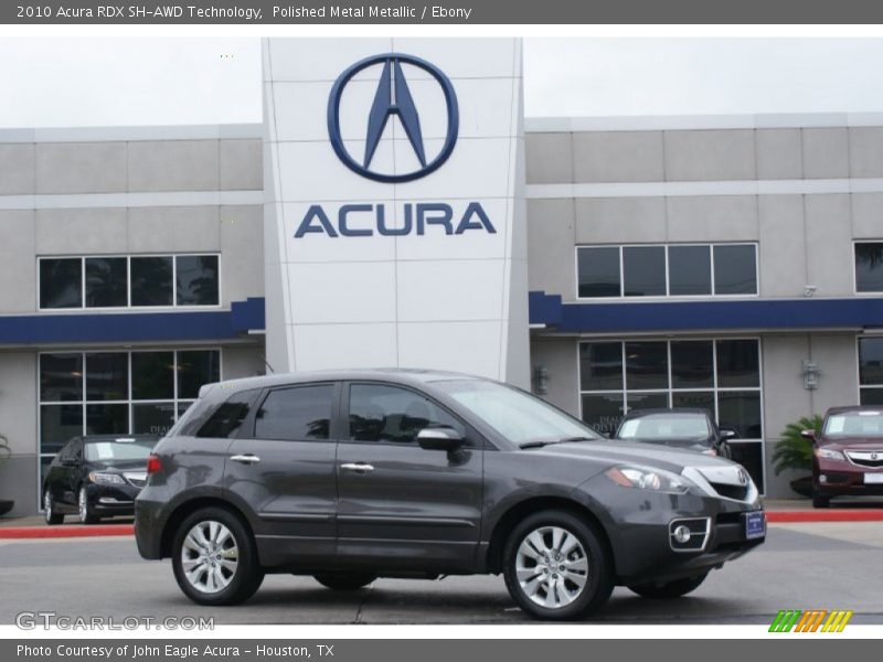 Polished Metal Metallic / Ebony 2010 Acura RDX SH-AWD Technology