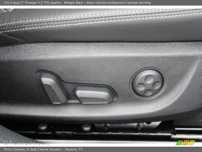 Brilliant Black / Black Valcona w/Diamond Contrast Stitching 2014 Audi S7 Prestige 4.0 TFSI quattro