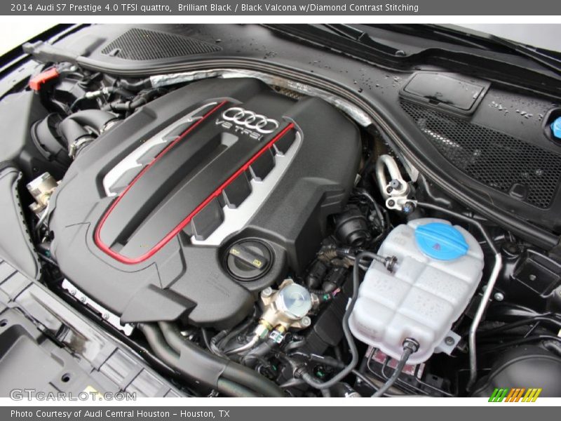 Brilliant Black / Black Valcona w/Diamond Contrast Stitching 2014 Audi S7 Prestige 4.0 TFSI quattro