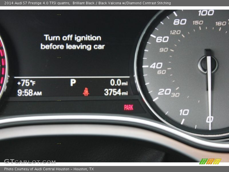 Brilliant Black / Black Valcona w/Diamond Contrast Stitching 2014 Audi S7 Prestige 4.0 TFSI quattro