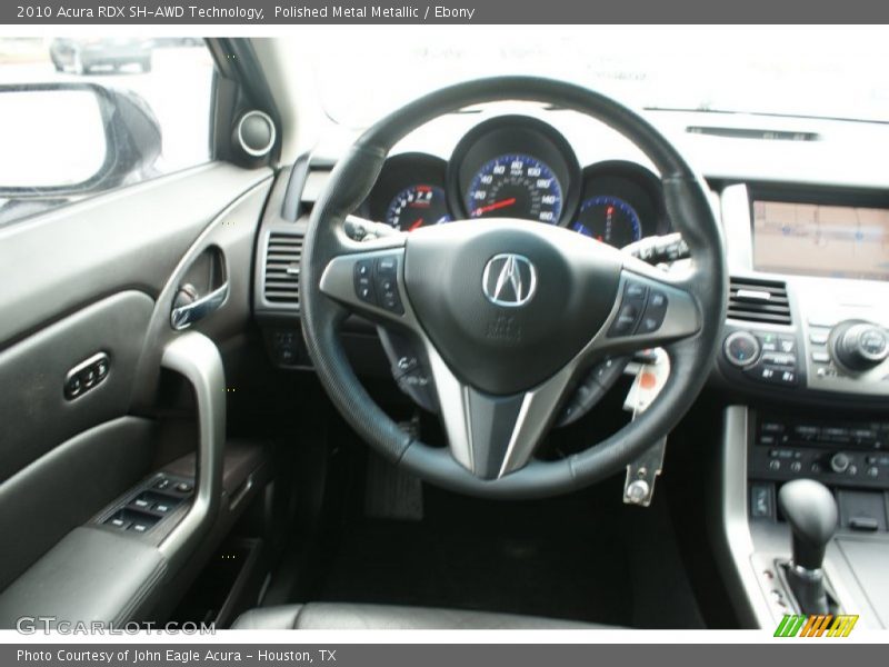 Polished Metal Metallic / Ebony 2010 Acura RDX SH-AWD Technology