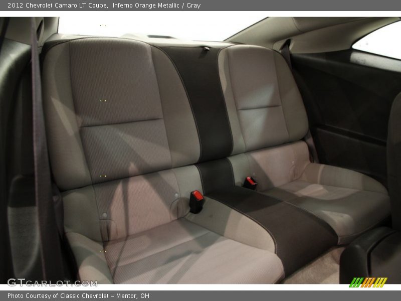 Inferno Orange Metallic / Gray 2012 Chevrolet Camaro LT Coupe