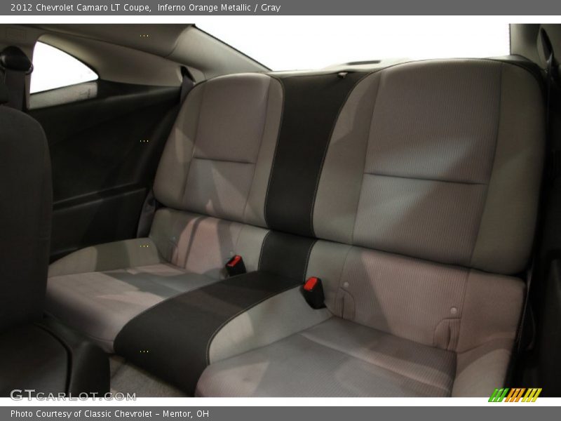 Inferno Orange Metallic / Gray 2012 Chevrolet Camaro LT Coupe