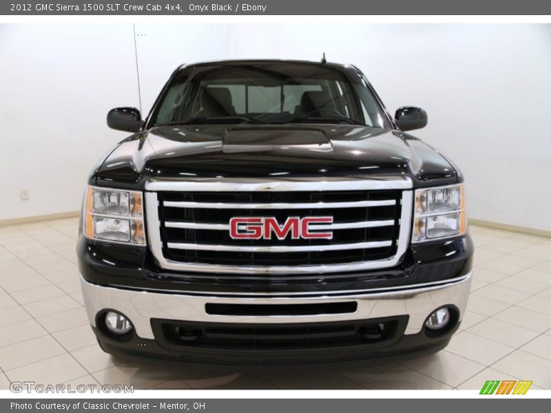 Onyx Black / Ebony 2012 GMC Sierra 1500 SLT Crew Cab 4x4