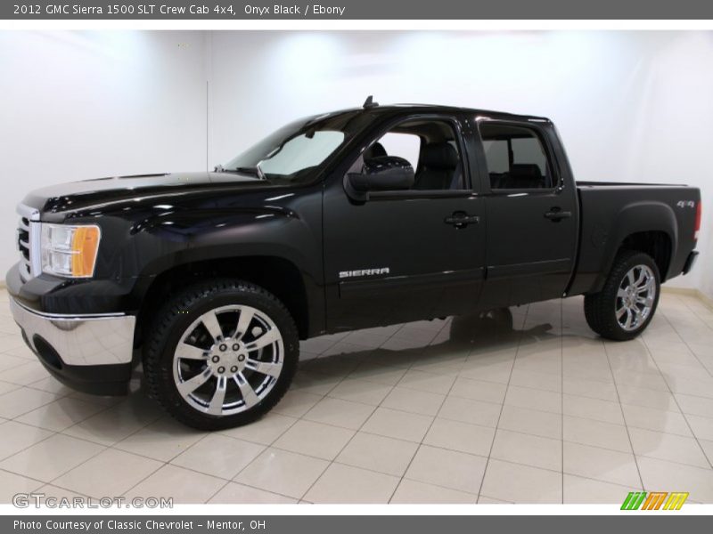 Onyx Black / Ebony 2012 GMC Sierra 1500 SLT Crew Cab 4x4