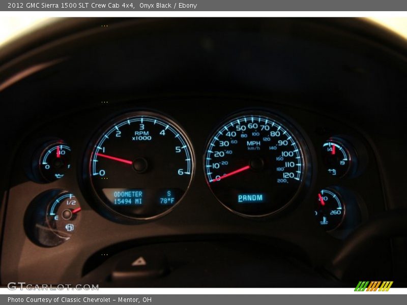  2012 Sierra 1500 SLT Crew Cab 4x4 SLT Crew Cab 4x4 Gauges