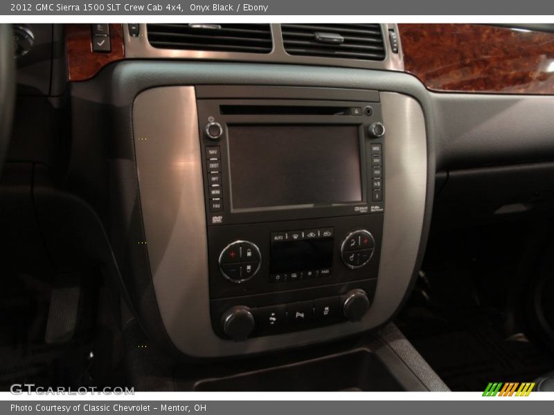 Onyx Black / Ebony 2012 GMC Sierra 1500 SLT Crew Cab 4x4