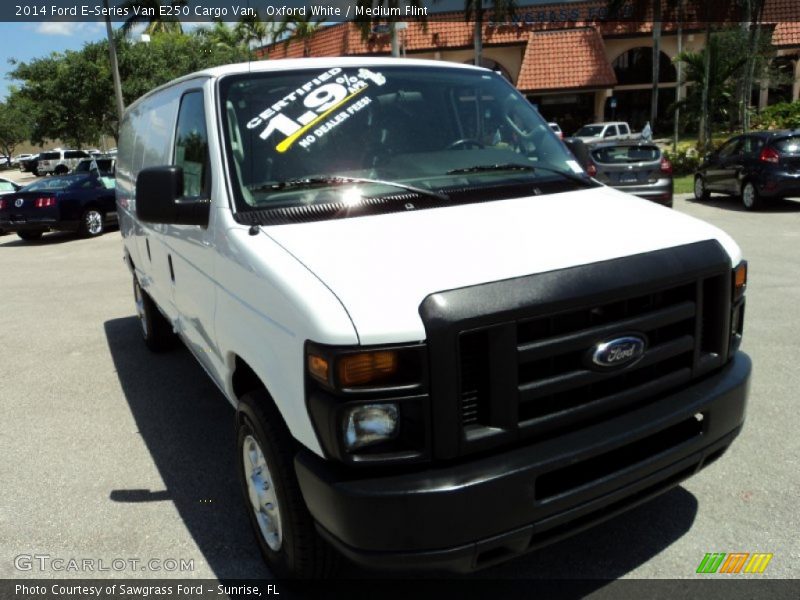 Oxford White / Medium Flint 2014 Ford E-Series Van E250 Cargo Van