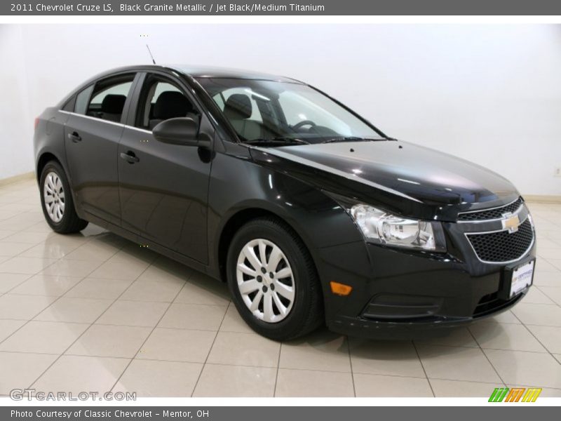 Black Granite Metallic / Jet Black/Medium Titanium 2011 Chevrolet Cruze LS