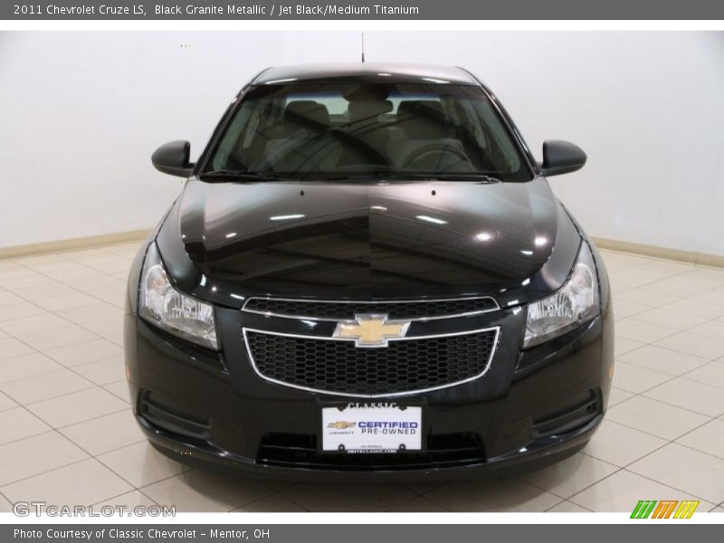 Black Granite Metallic / Jet Black/Medium Titanium 2011 Chevrolet Cruze LS