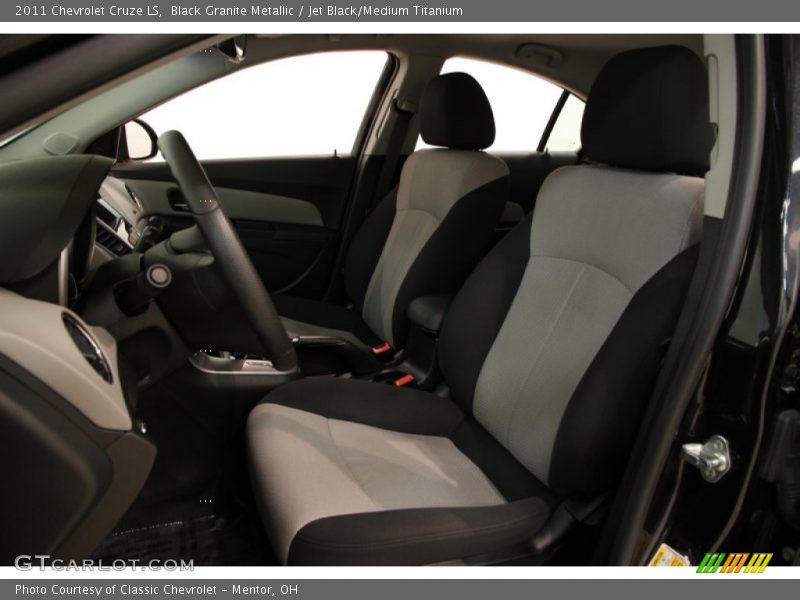 Black Granite Metallic / Jet Black/Medium Titanium 2011 Chevrolet Cruze LS