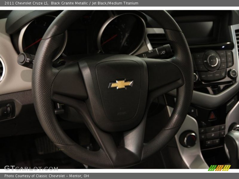 Black Granite Metallic / Jet Black/Medium Titanium 2011 Chevrolet Cruze LS