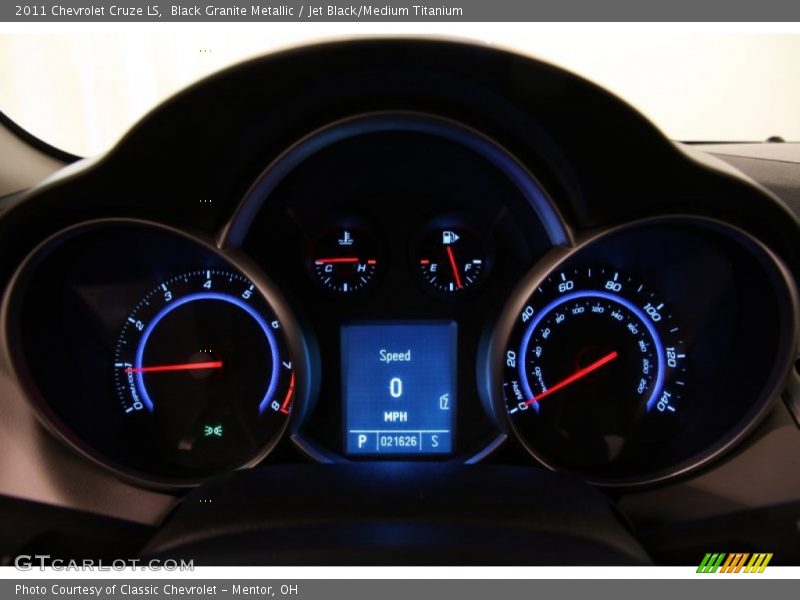 Black Granite Metallic / Jet Black/Medium Titanium 2011 Chevrolet Cruze LS